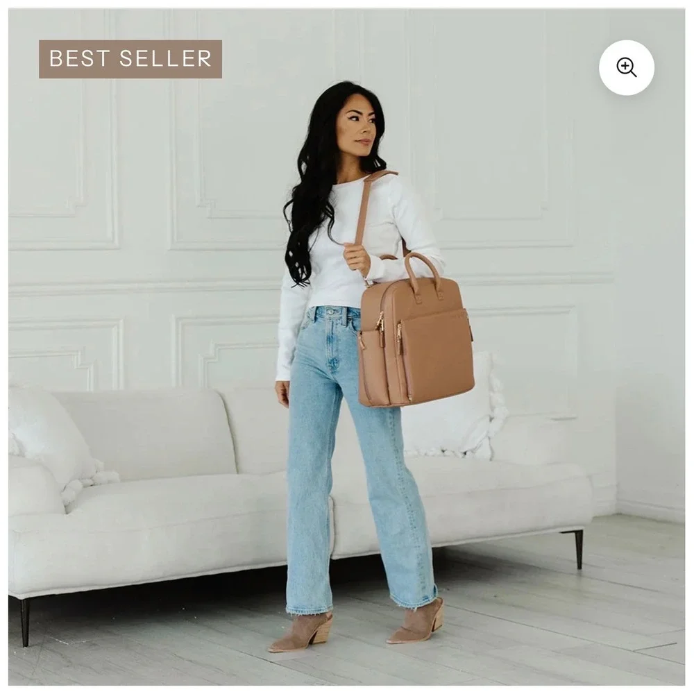 Ayla Diaper Bag - Tan